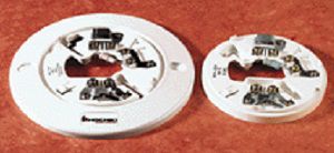 Smoke detector base